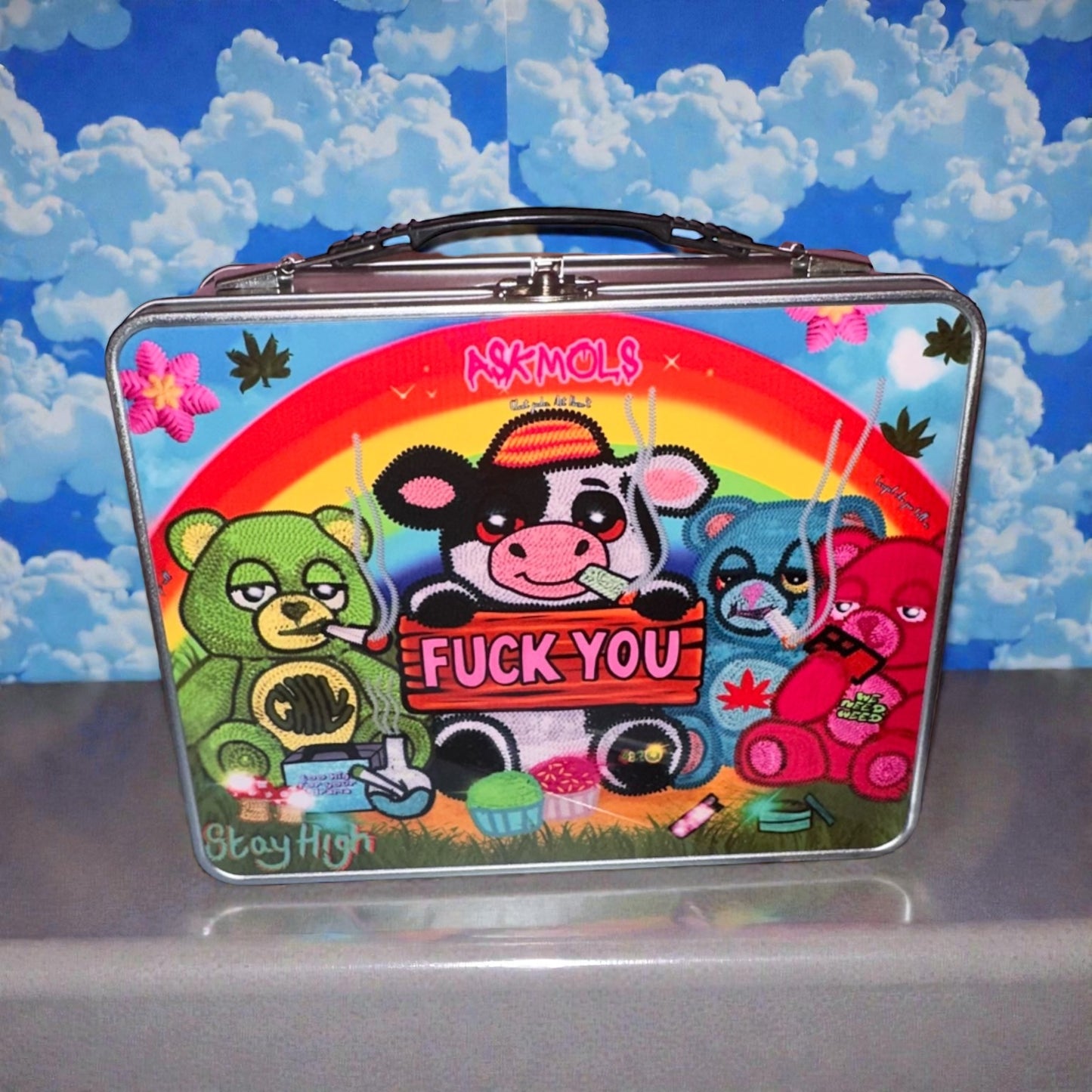The Cali Cow and Crew Stash Box