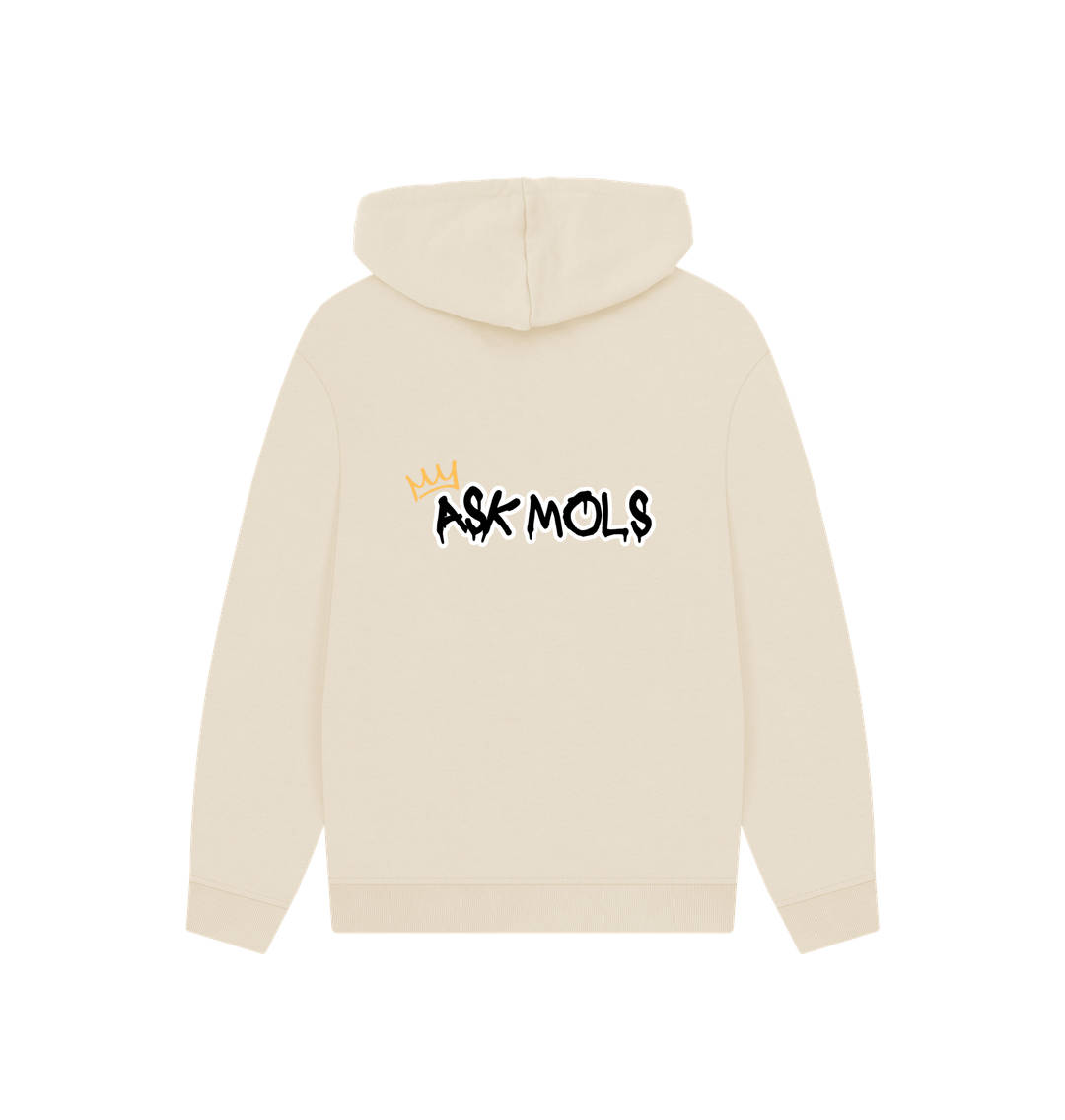 Oat Printed Hoody Back