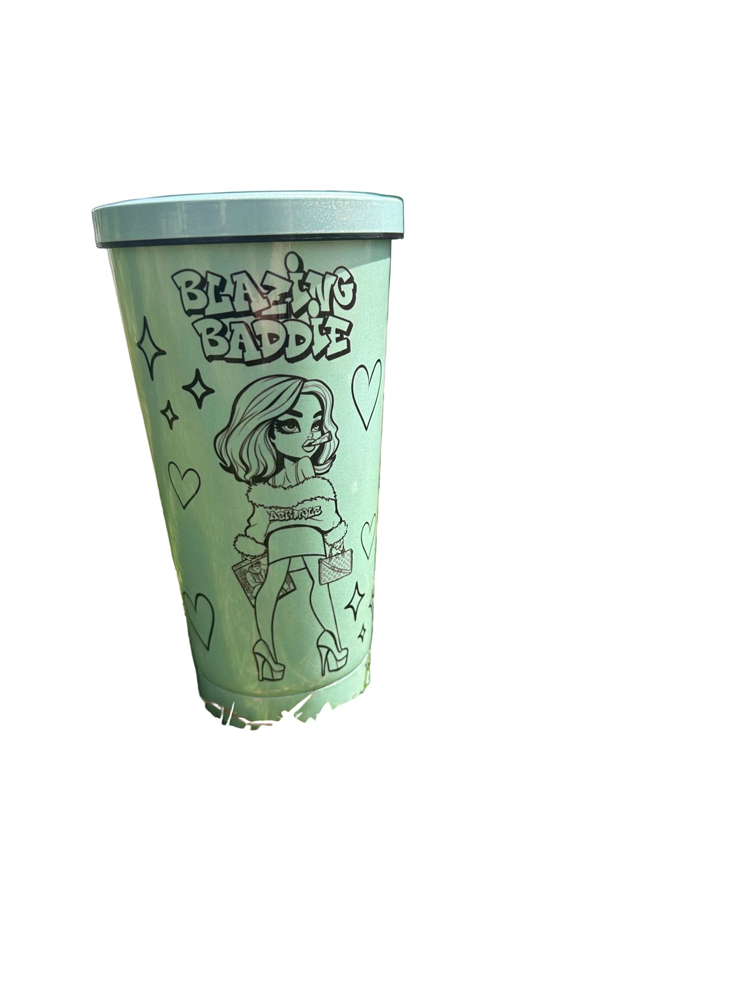 Glitter 20 oz tumbler stainless steel