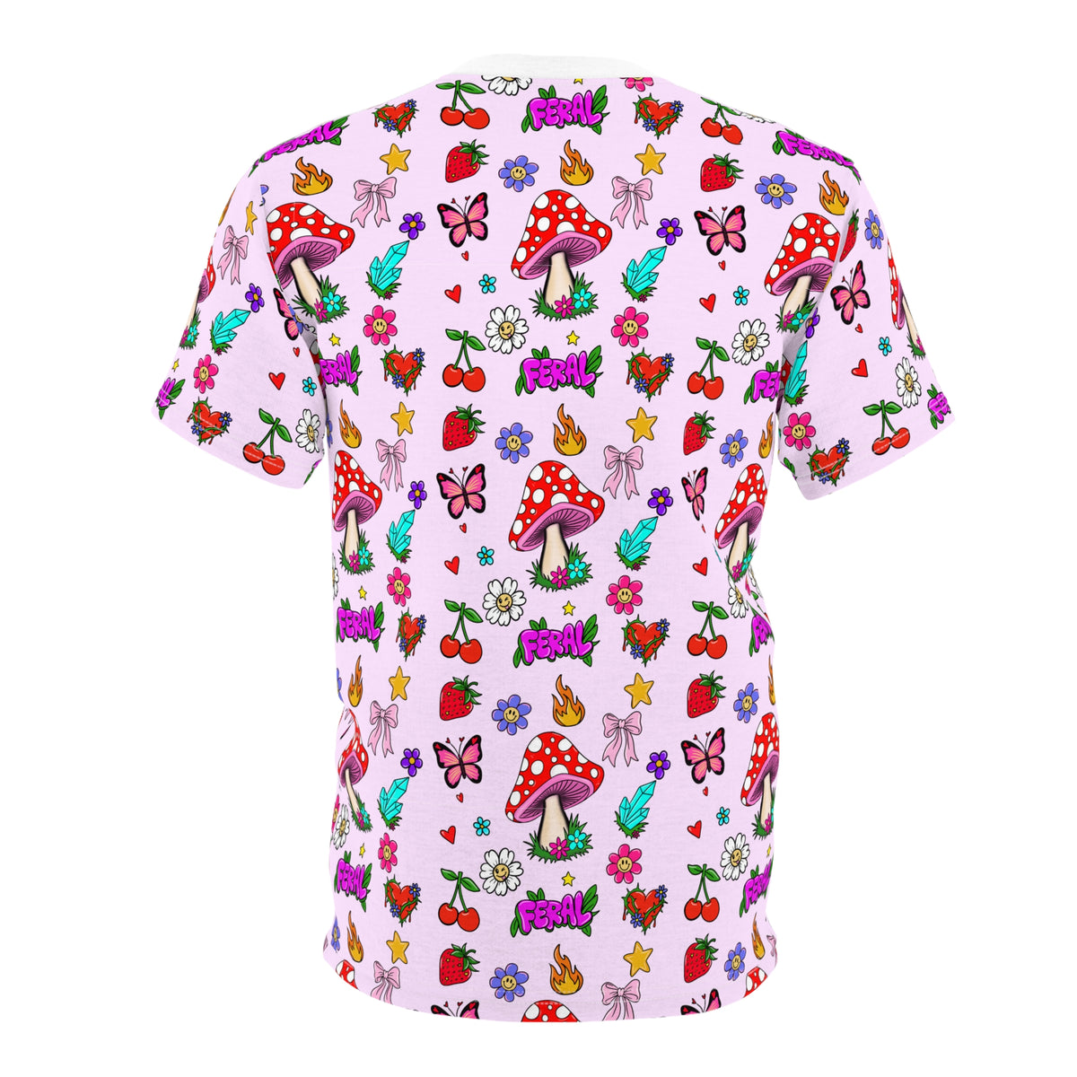 Funky Mushroom & Garden AOP T-Shirt