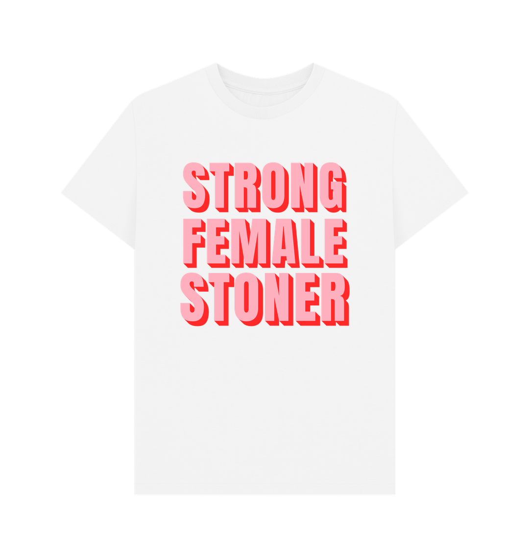 White Printed T-shirt Front