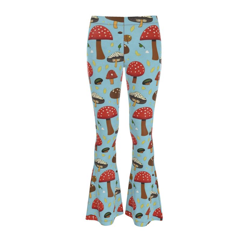 Shroomies High Waisted Flared Leggings
