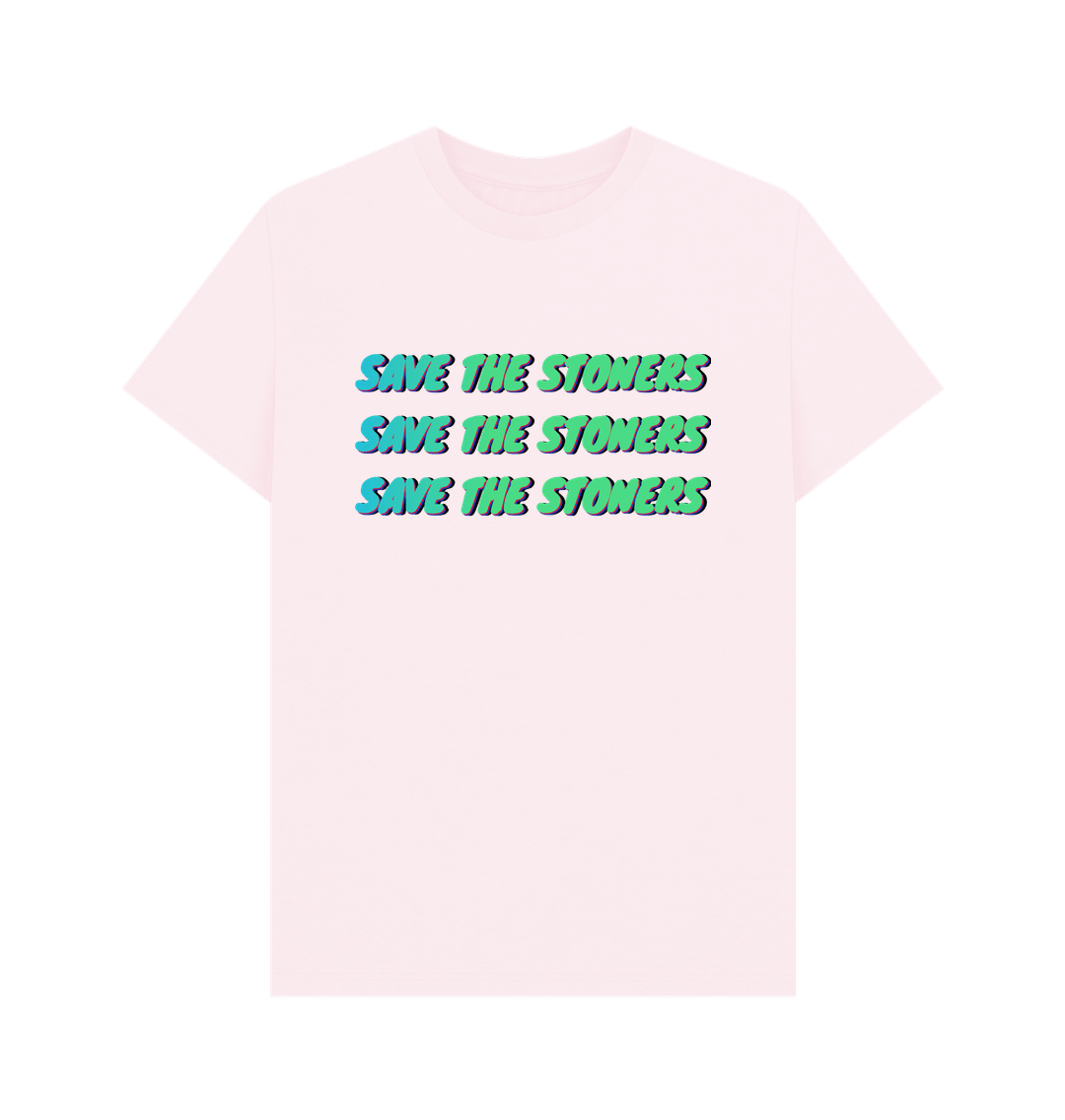 Pink Printed T-shirt Front