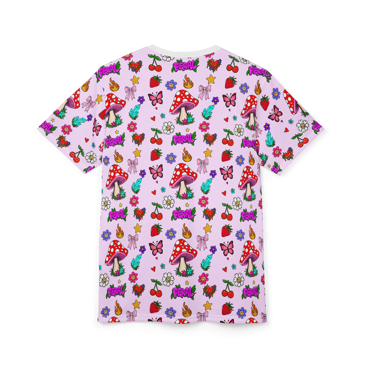 Funky Mushroom & Garden AOP T-Shirt