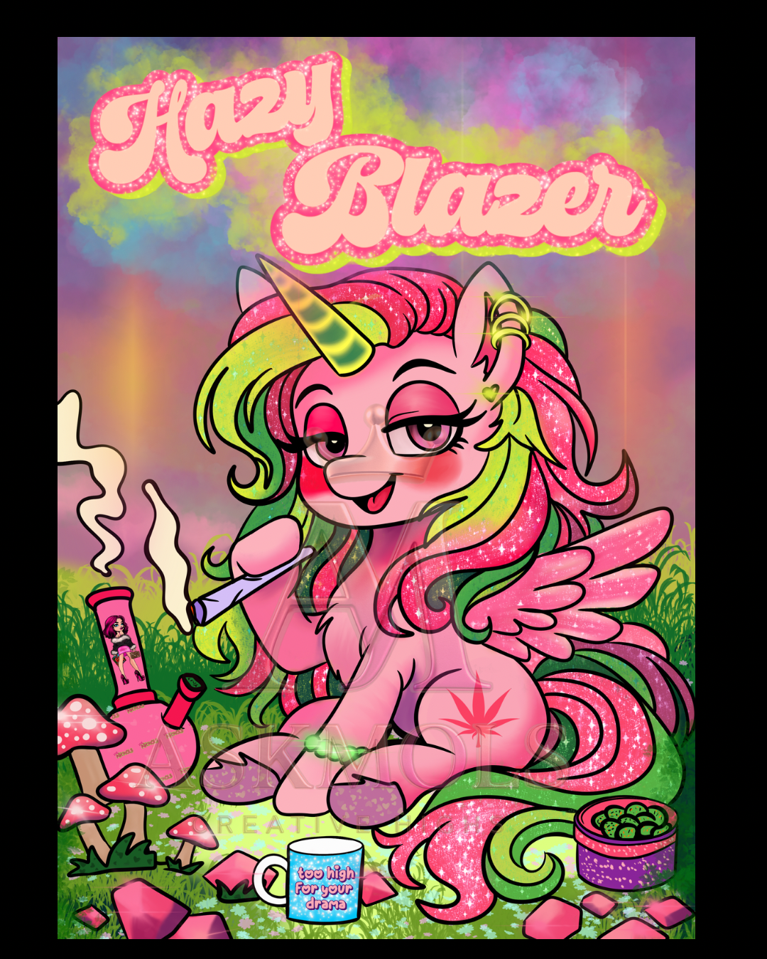 Hazy Blazers A4 Print