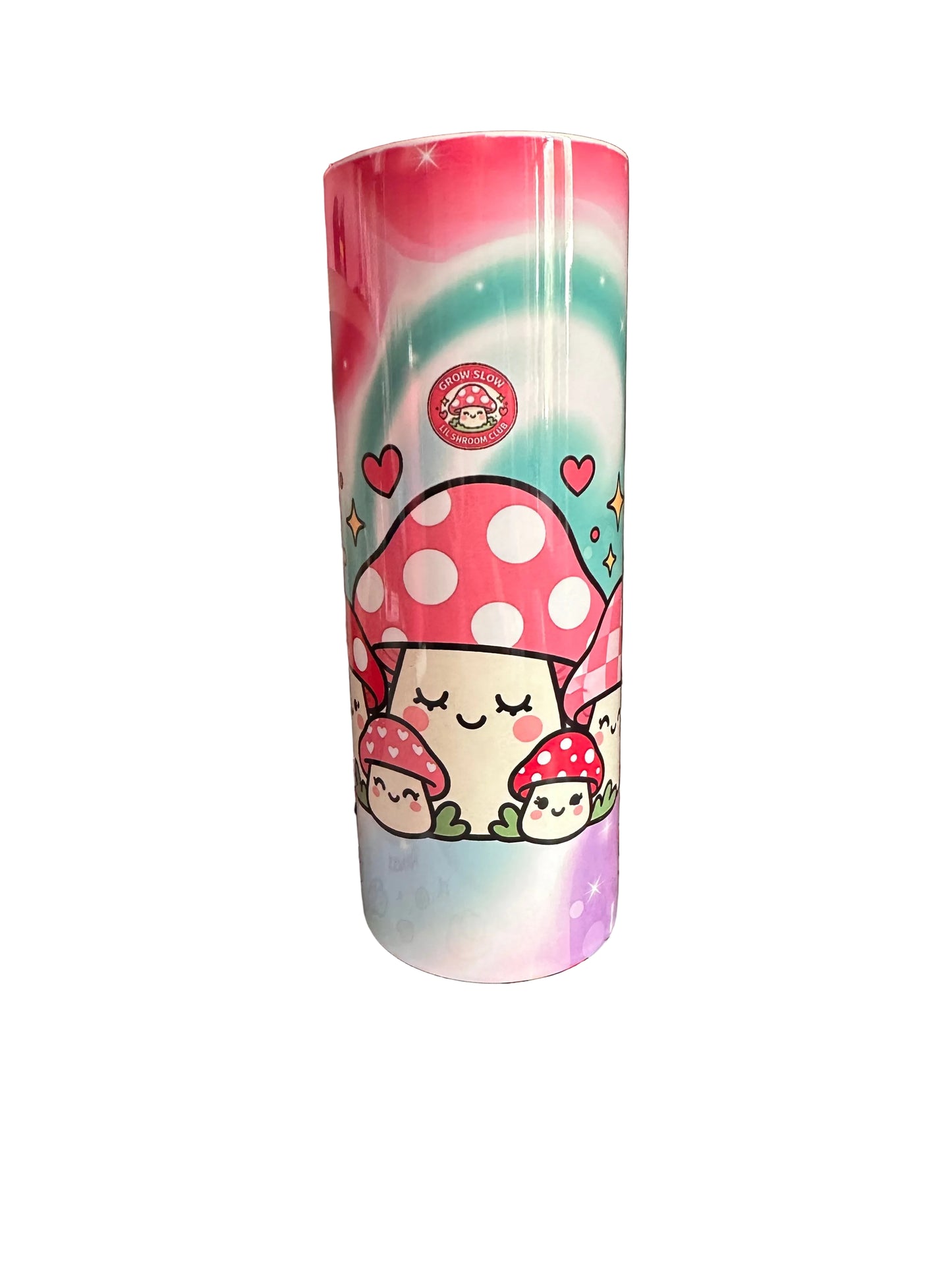 Shroomies grow slow club stainless steel tumbler  20oz