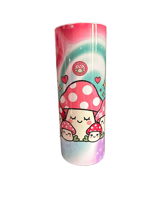 Shroomies grow slow club stainless steel tumbler  20oz