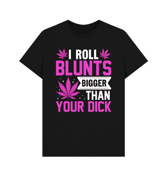 Black Printed T-shirt Front