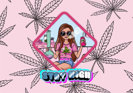 Digital product Stay High Brunette Barbs