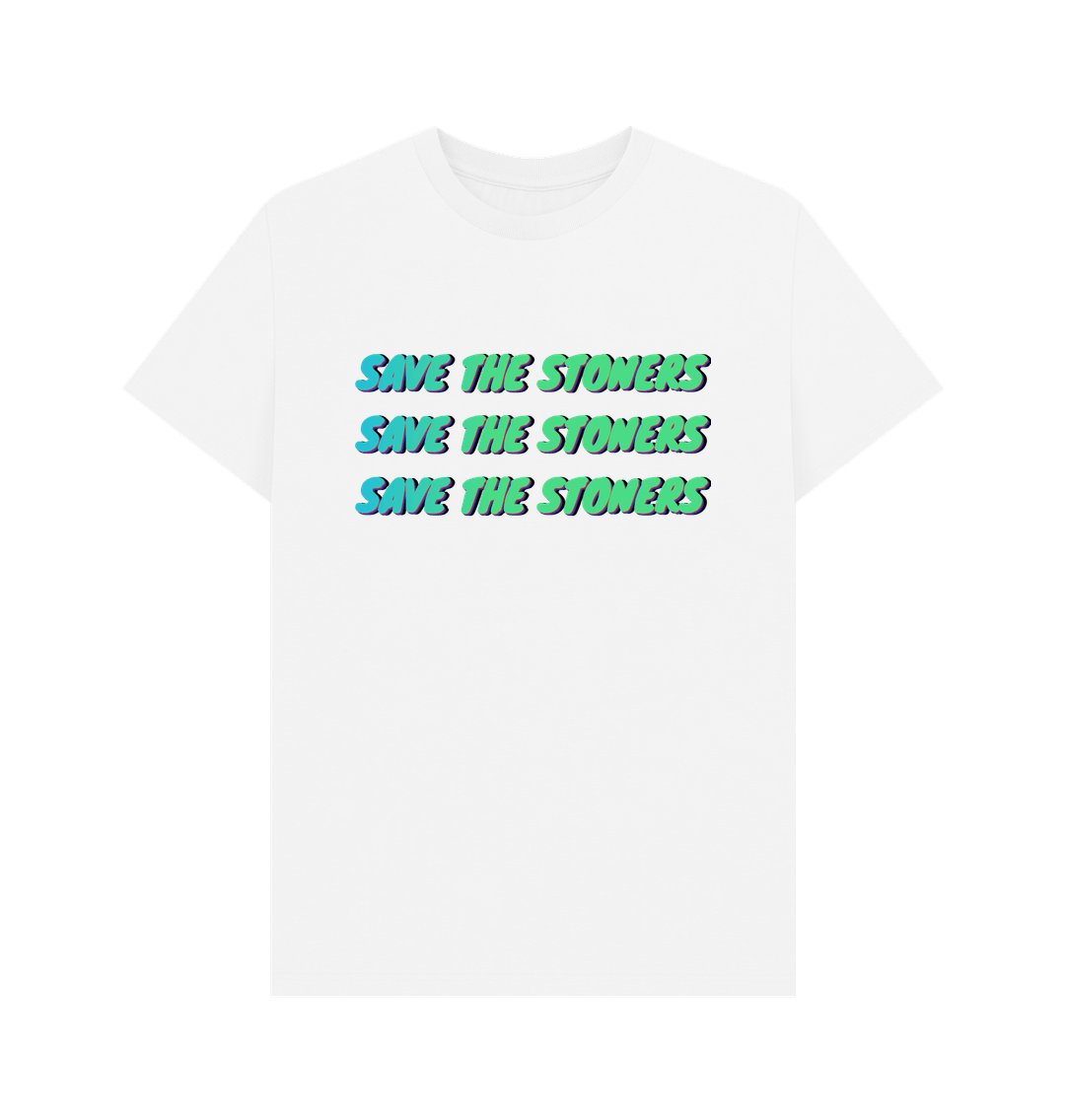 White Printed T-shirt Front