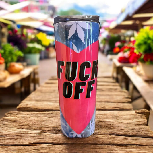 Rude Tumbler , hot and cold cup 20 oz